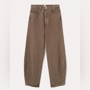 Toteme high rise barrel leg 28